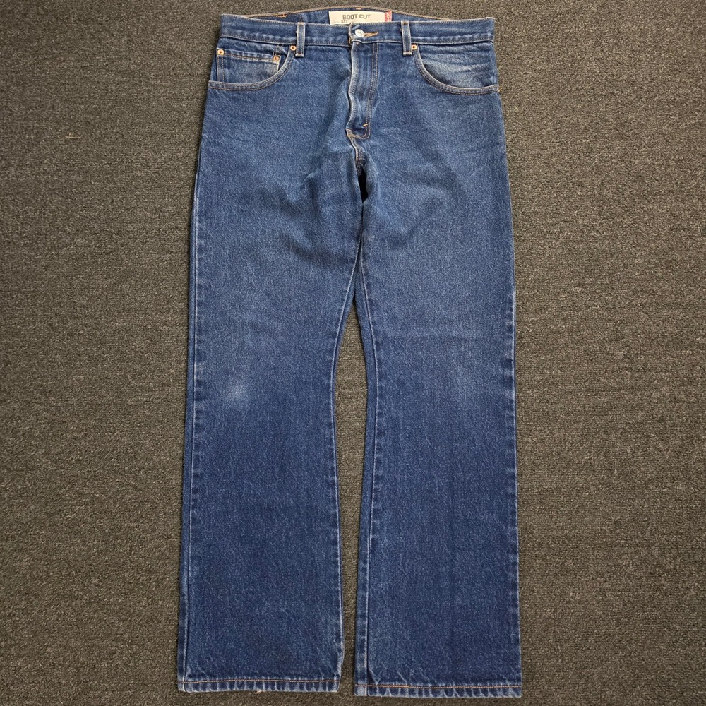 Levi's 517 Boot Cut Jeans Mens 32x30 Blue Denim Western Classic Cotton Pants